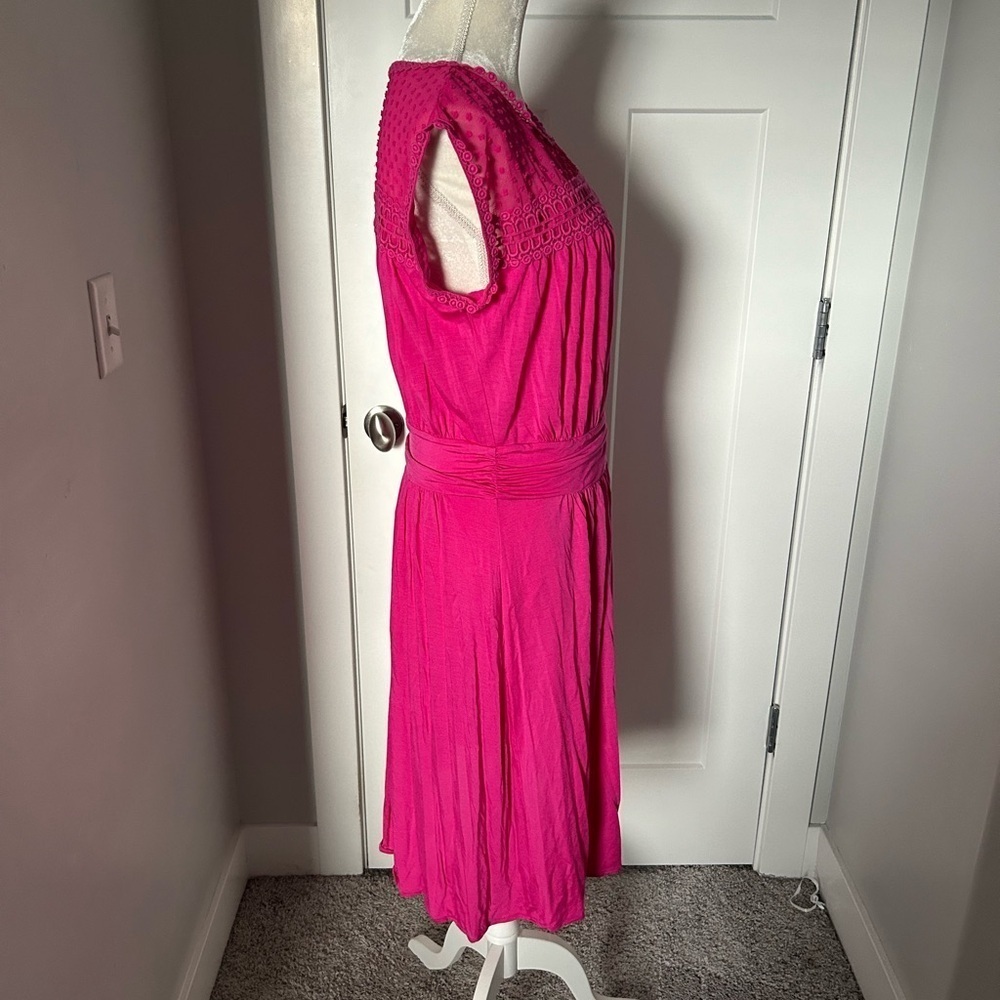 Boden Pink Jersey Knit Dress - Picture 2 of 10